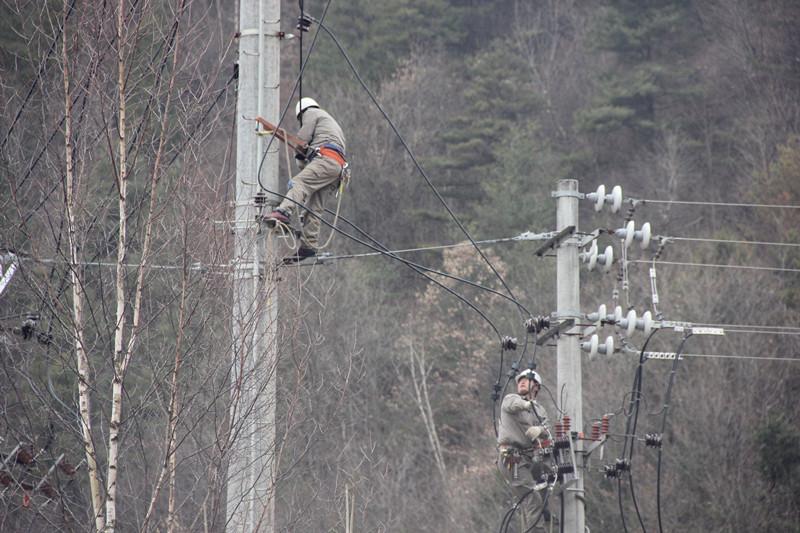 陜西地電留壩供電分公司：實(shí)施農(nóng)石線、索道線分網(wǎng)改造
