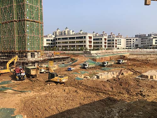 中國安能第二工程局湖畔學(xué)苑項(xiàng)目部“戰(zhàn)疫情，抓復(fù)工”