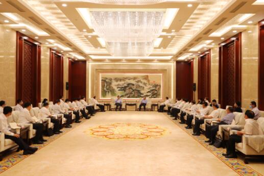 國家電網(wǎng)公司毛偉明、辛保安與山東省委書記劉家義、代省長李干杰會談