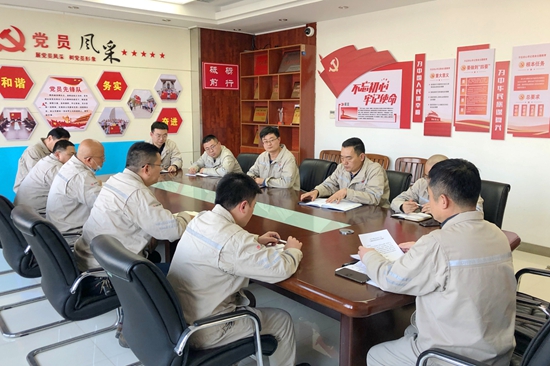 大唐淮北發(fā)電廠(chǎng)開(kāi)展“沖刺四季度，奪取雙勝利”主題黨日活動(dòng)