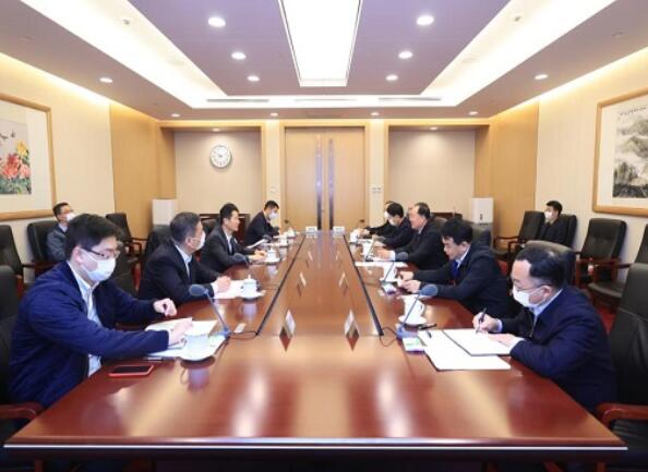 毛偉明會見上海市委常委、副市長吳清