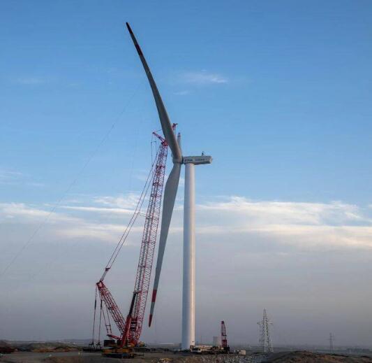 深耕大西北，H171-4MW分散式風電項目成功首吊!