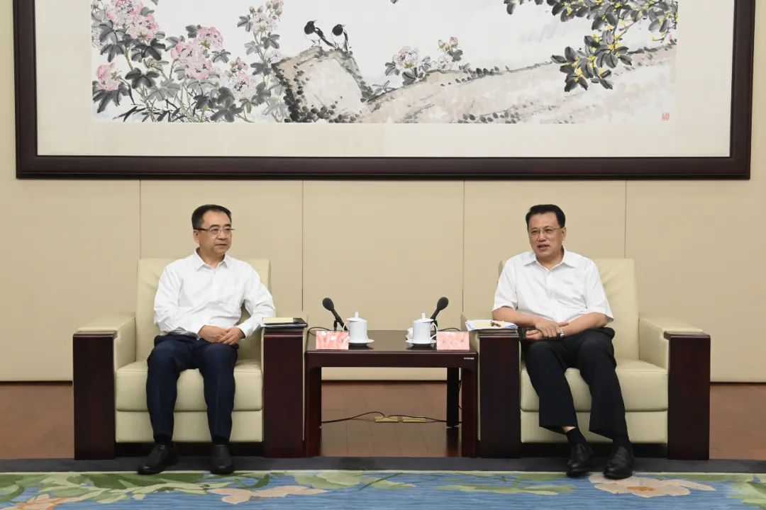 大唐集團公司黨組書記、董事長鄒磊拜會浙江省委書記、省人大常委會主任袁家軍
