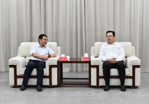 劉源拜會河北省委常委、副省長，雄安新區(qū)黨工委書記、管委會主任張國華