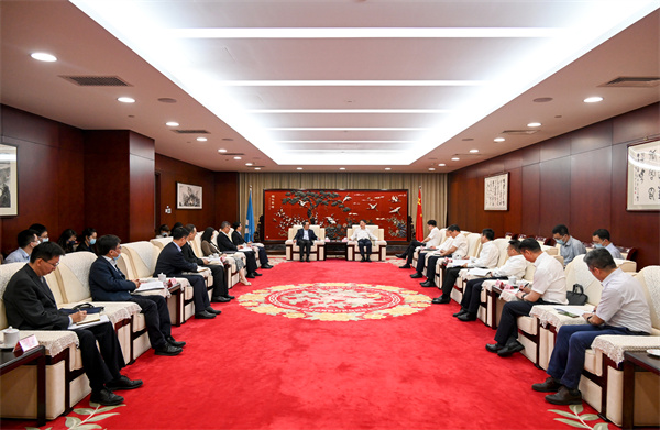 溫樞剛會(huì)見(jiàn)中國(guó)進(jìn)出口銀行黨委書(shū)記、董事長(zhǎng)吳富林