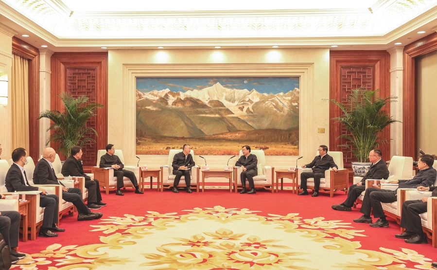 雷鳴山、韓君拜會(huì)云南省委書記王寧、省長(zhǎng)王予波