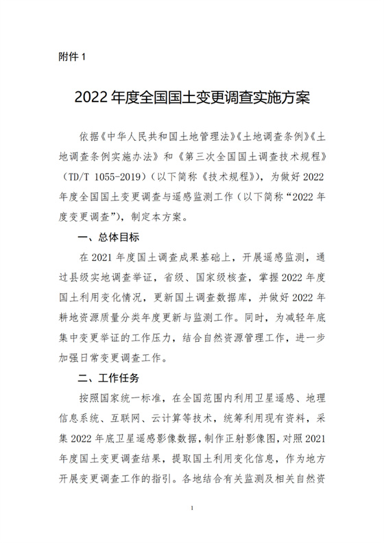 自然資源部：?jiǎn)?dòng)2022年全國(guó)國(guó)土變更調(diào)查，梳理占用耕地情況