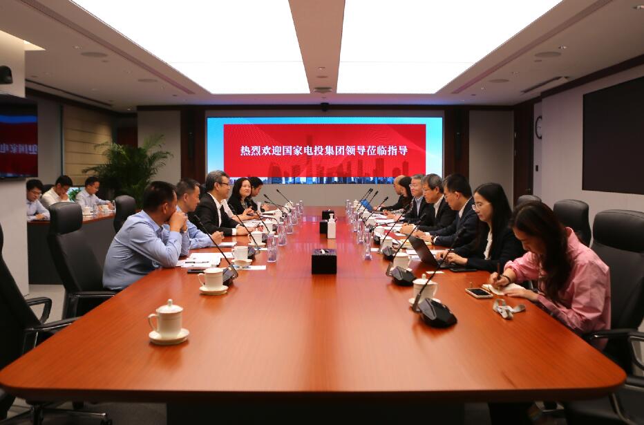 國家電投黨組書記、董事長錢智民與中信證券董事長張佑君會談