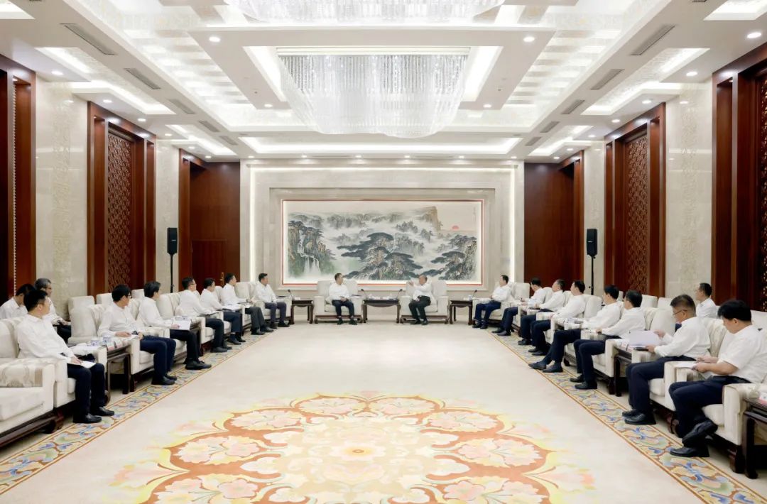 大唐集團鄒磊、劉明勝拜會山東省委書記林武、省長周乃翔