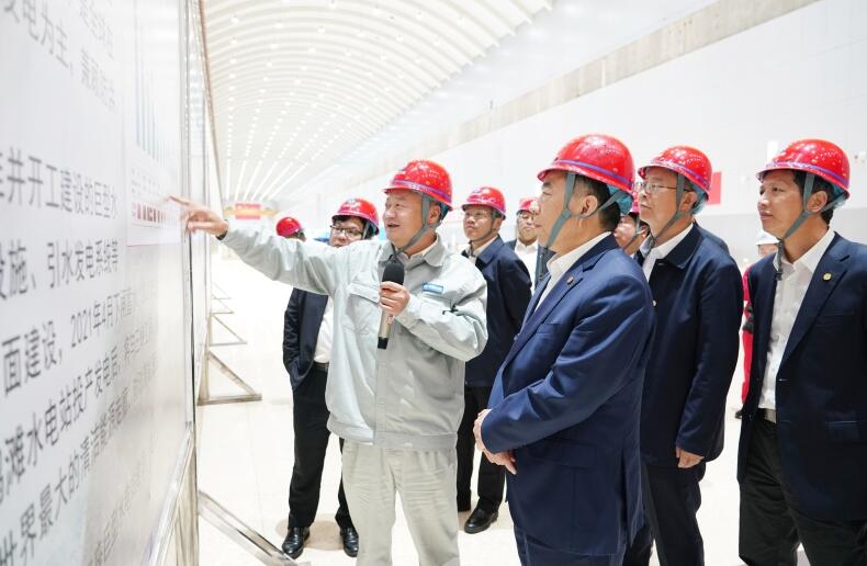 中國能建黨委書記、董事長宋海良赴白鶴灘水電站調(diào)研