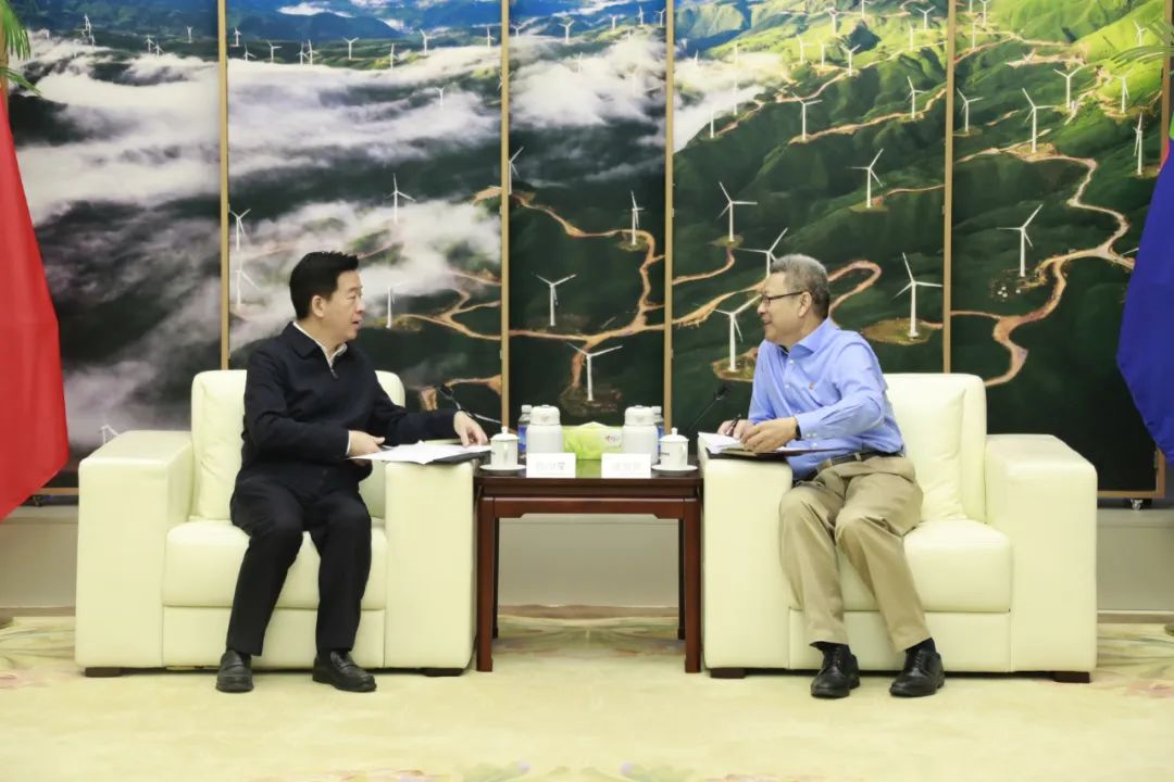 國(guó)家電投黨組書記、董事長(zhǎng)錢智民會(huì)見廣東省韶關(guān)市委書記陳少榮