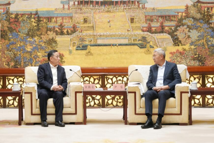 宋海良拜會江西省委書記尹弘、省長葉建春并見證簽署戰(zhàn)略合作協(xié)議