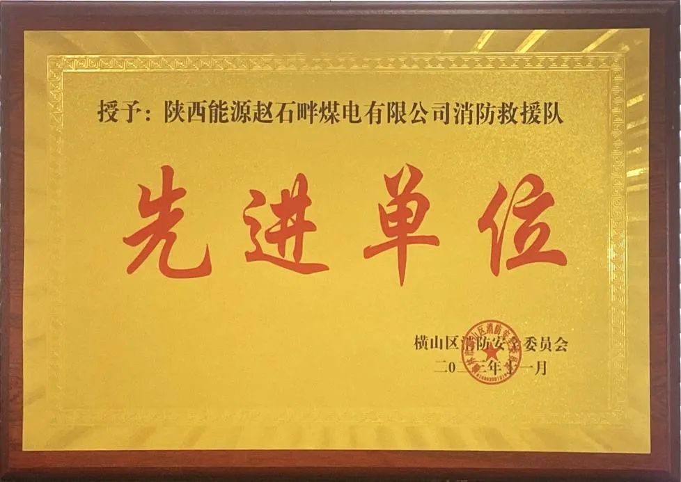 優(yōu)秀！再續(xù)輝煌！陜投集團(tuán)趙石畔煤電消防工作又獲表彰