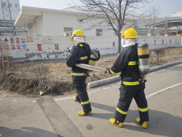 華潤電力盤錦公司發(fā)電黨支部、綜合黨支部聯(lián)合開展消防應(yīng)急演練