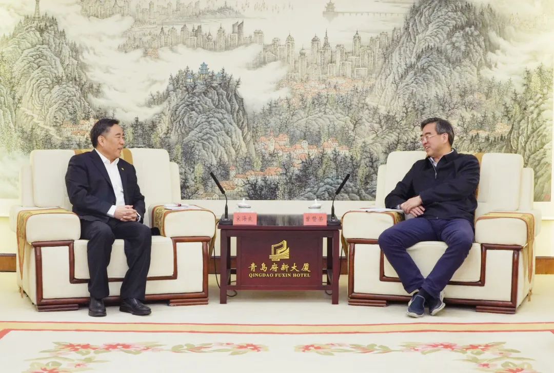 中國能建黨委書記、董事長(zhǎng)宋海良拜會(huì)山東省委常委、青島市委書記曾贊榮