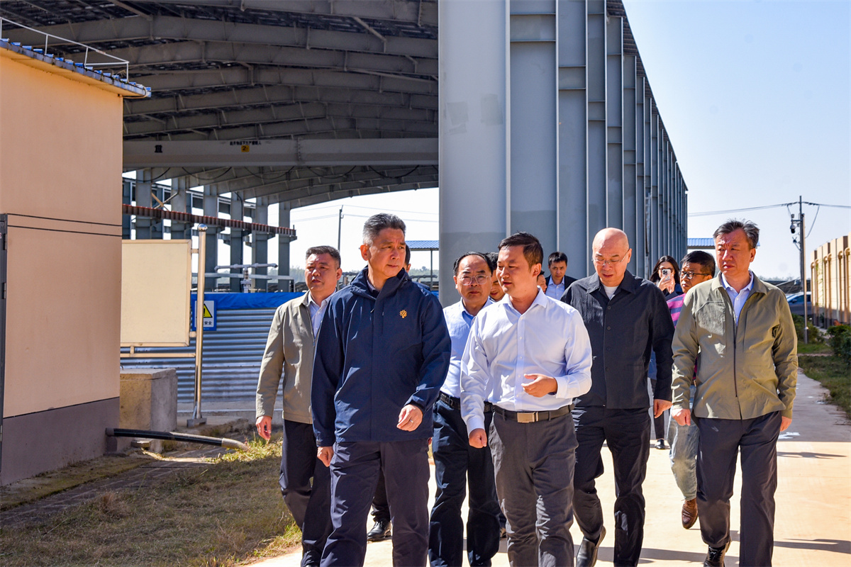 華潤集團(tuán)副總經(jīng)理韓躍偉赴華潤赤壁鄉(xiāng)村振興示范區(qū)、華潤電力咸寧公司調(diào)研