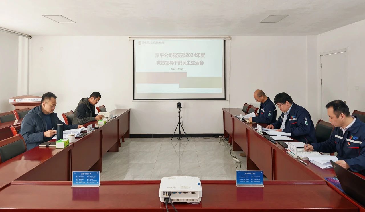 國家電投山西公司所屬單位召開2024年度黨員領(lǐng)導(dǎo)干部民主生活會