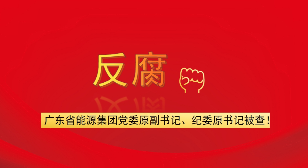 廣東省能源集團(tuán)黨委原副書記、紀(jì)委原書記被查！